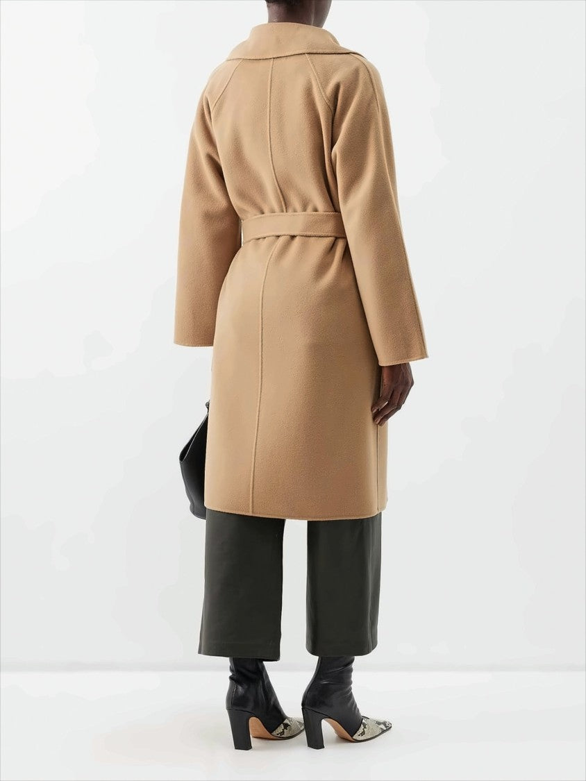 Max Mara Tailored Wool Coat With Wide Lapel