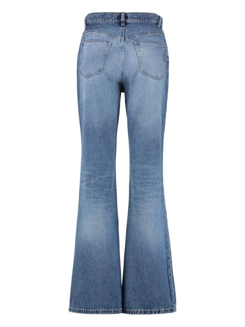 A.P.C. Light Blue Denim Jeans With Classic Five-Pocket Design And Vintage Flare