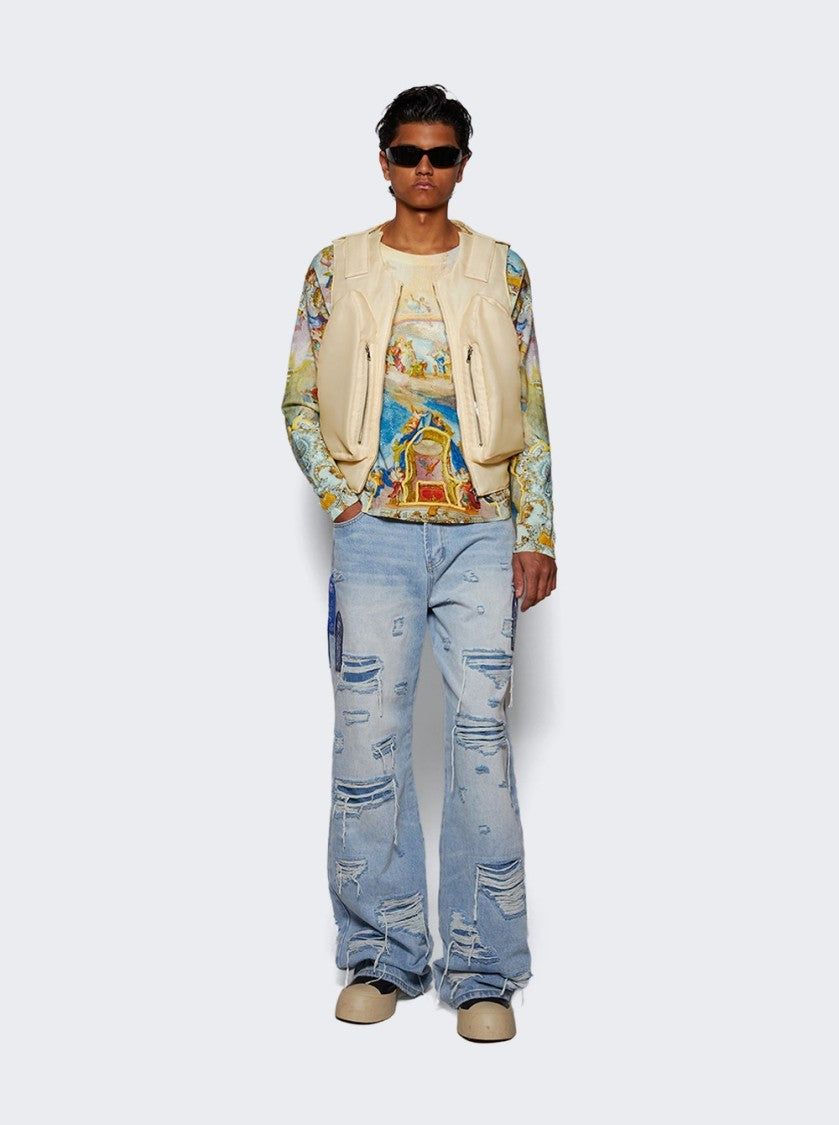 Who Decides War Organza Bullet Point Vest - Tan