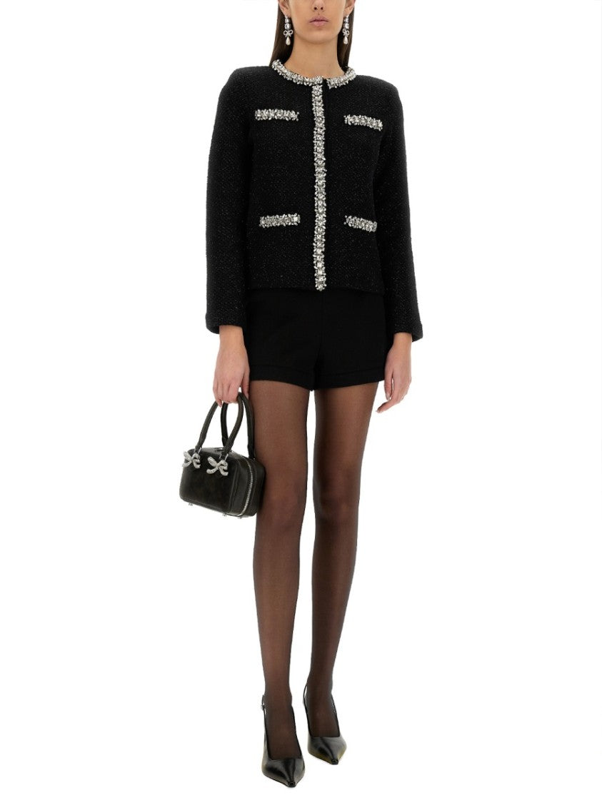 Self-Portrait Sequin Knit Cardigan