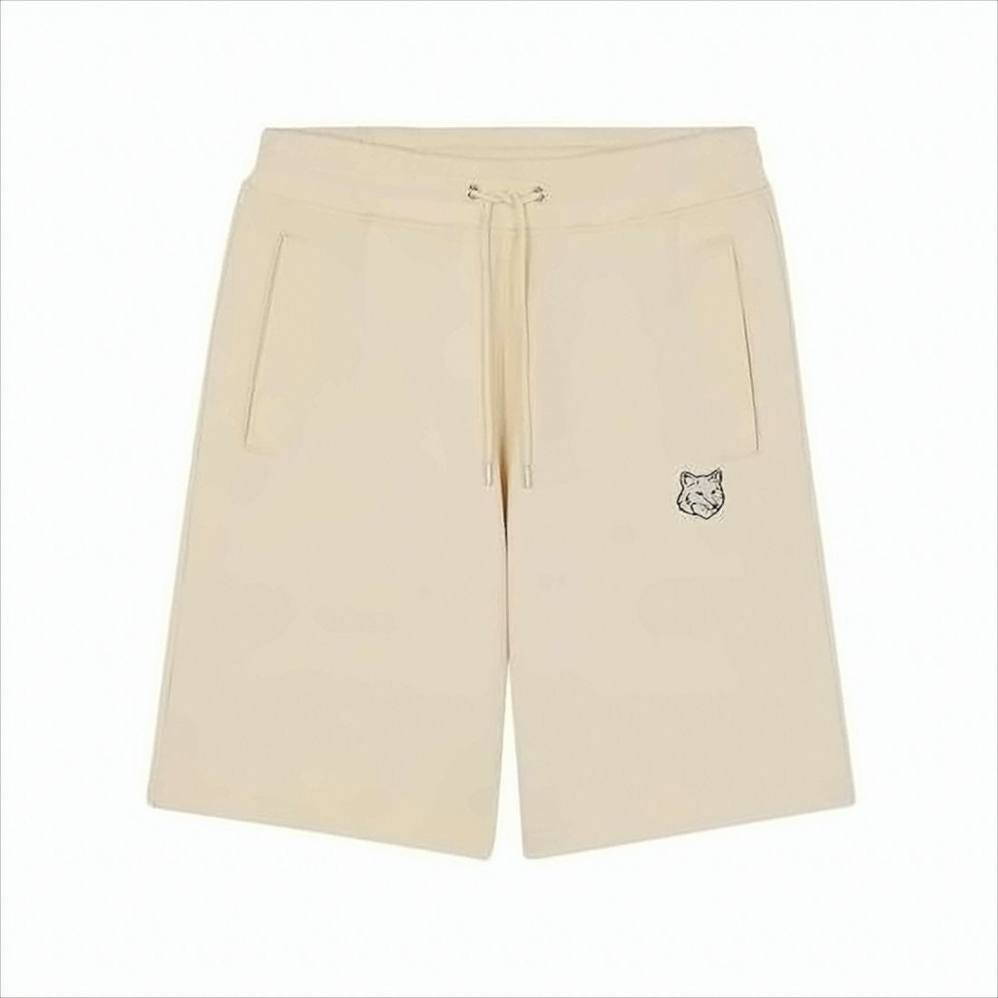 Maison Kitsuné Relaxed-Fit Cotton Shorts With Embroidered Fox Detail