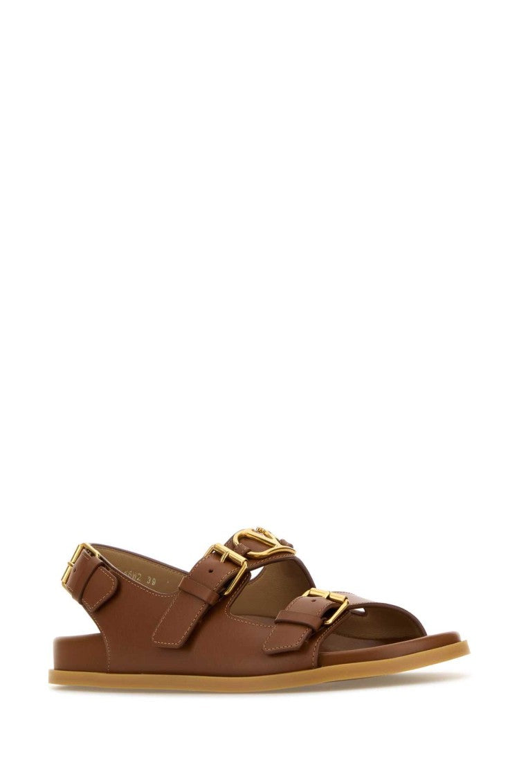 Valentino Garavani Biscuit Leather Sandals