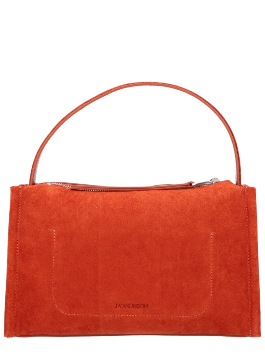 J. W. Anderson Brown Decorative Strap Suede Leather Shoulder Bag
