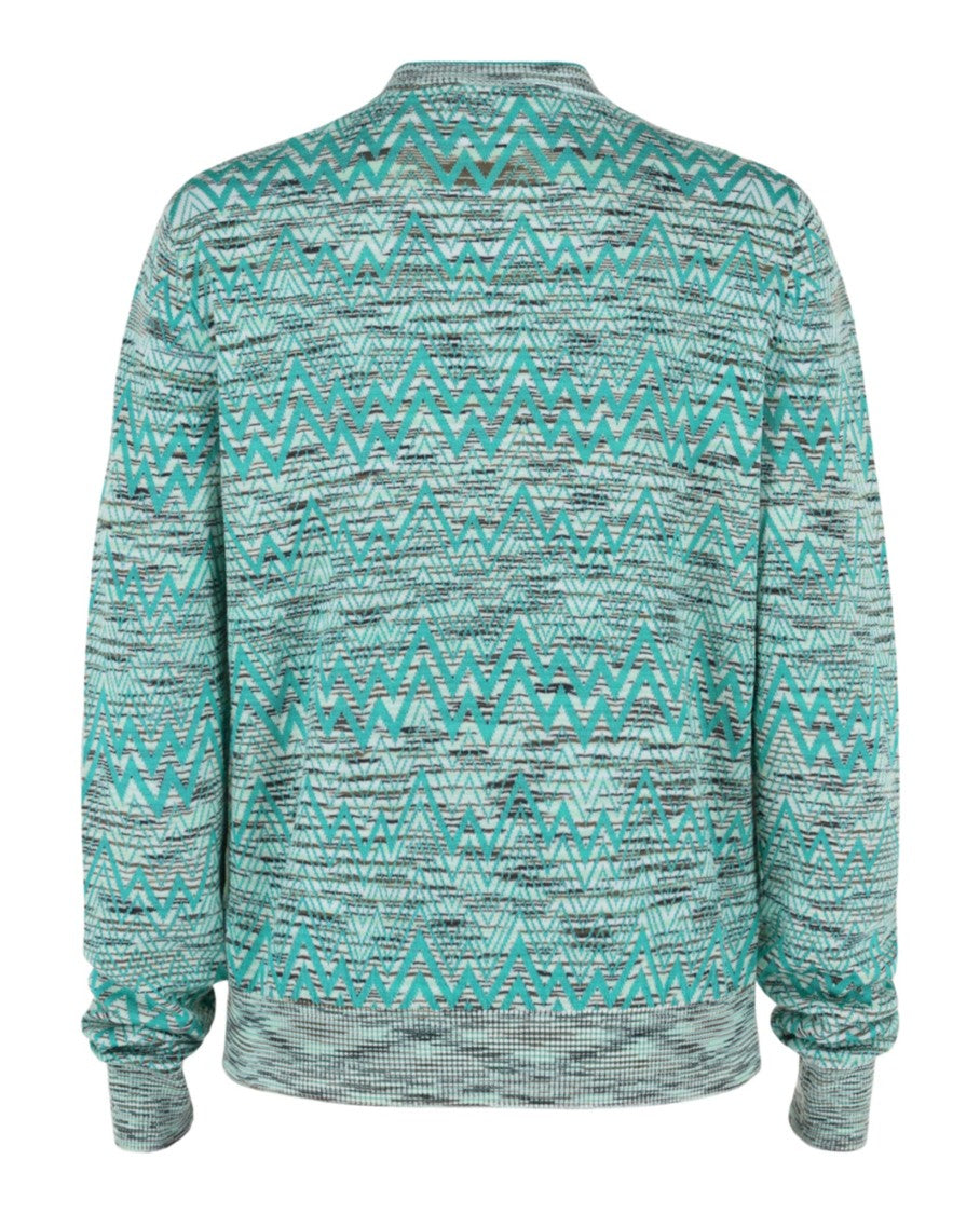 M Missoni Oversized Zigzag Sweater