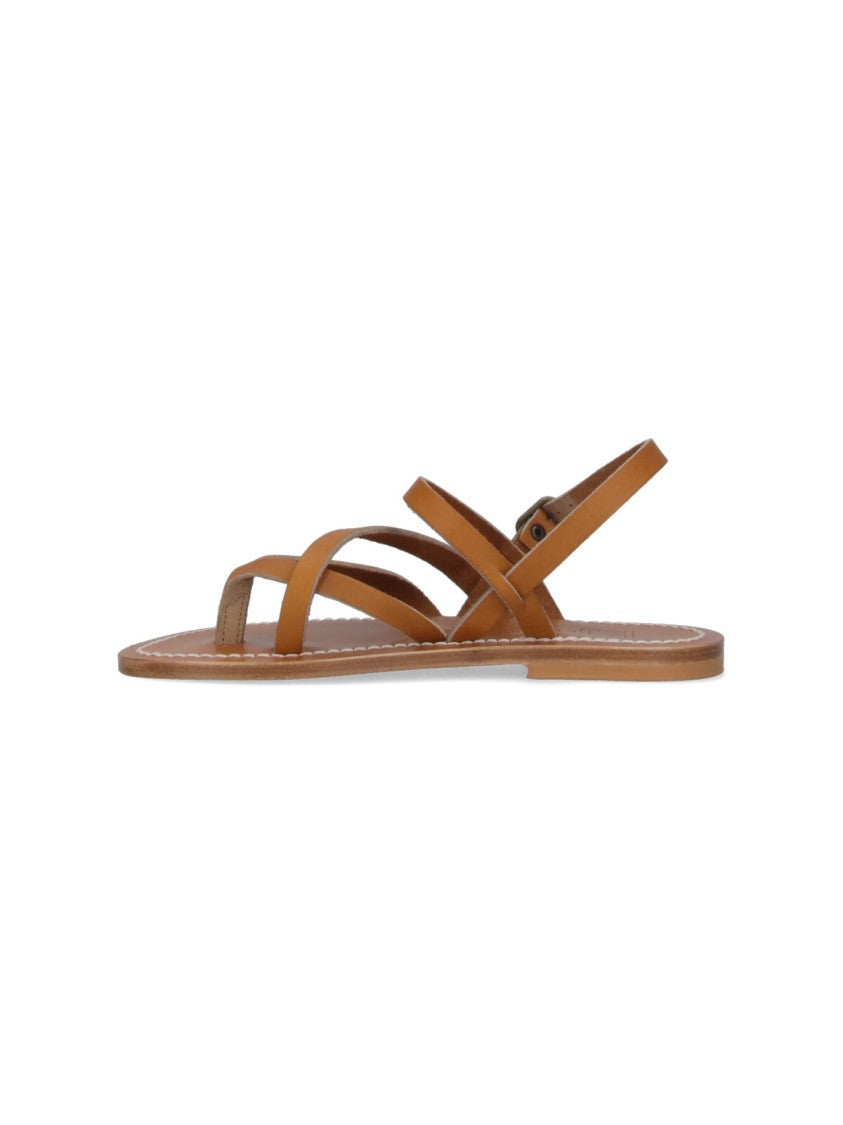 K Jacques St Tropez Nemesis' Flip Flops – Brown