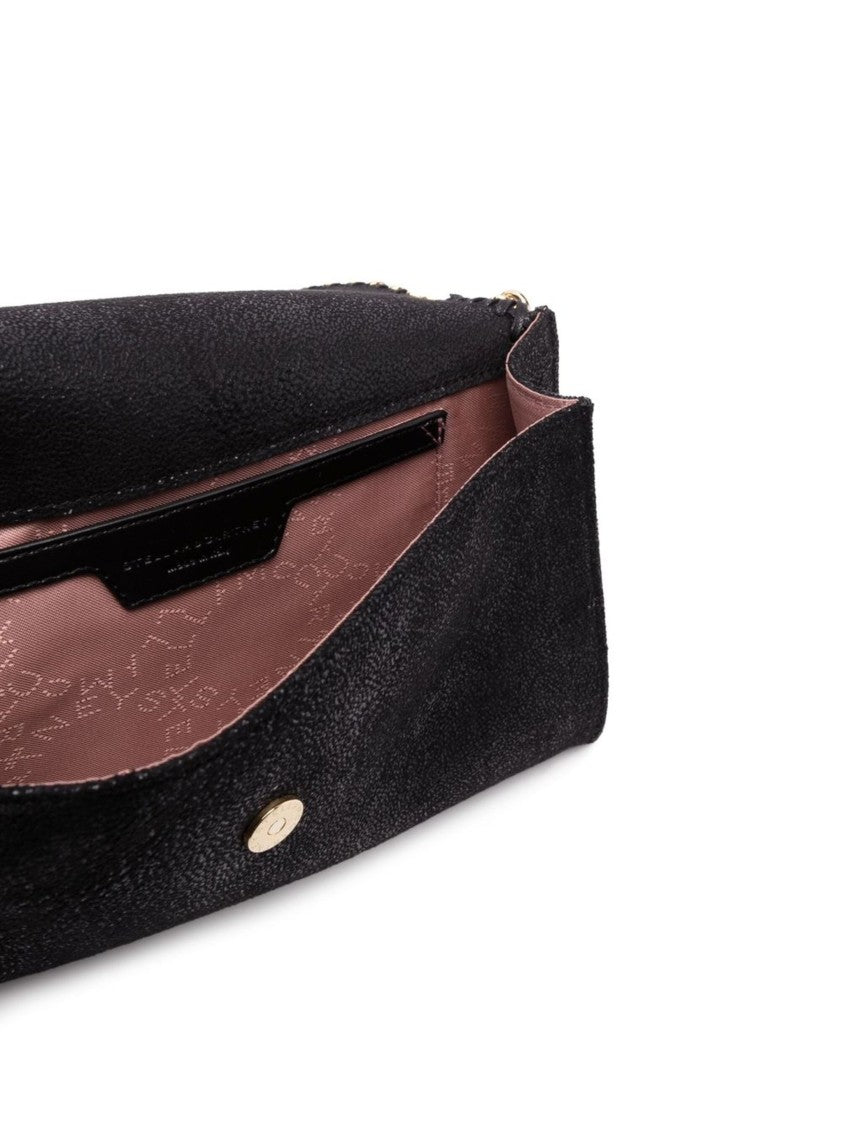 Stella Mccartney Black Falabella Wallet Chain Satchel