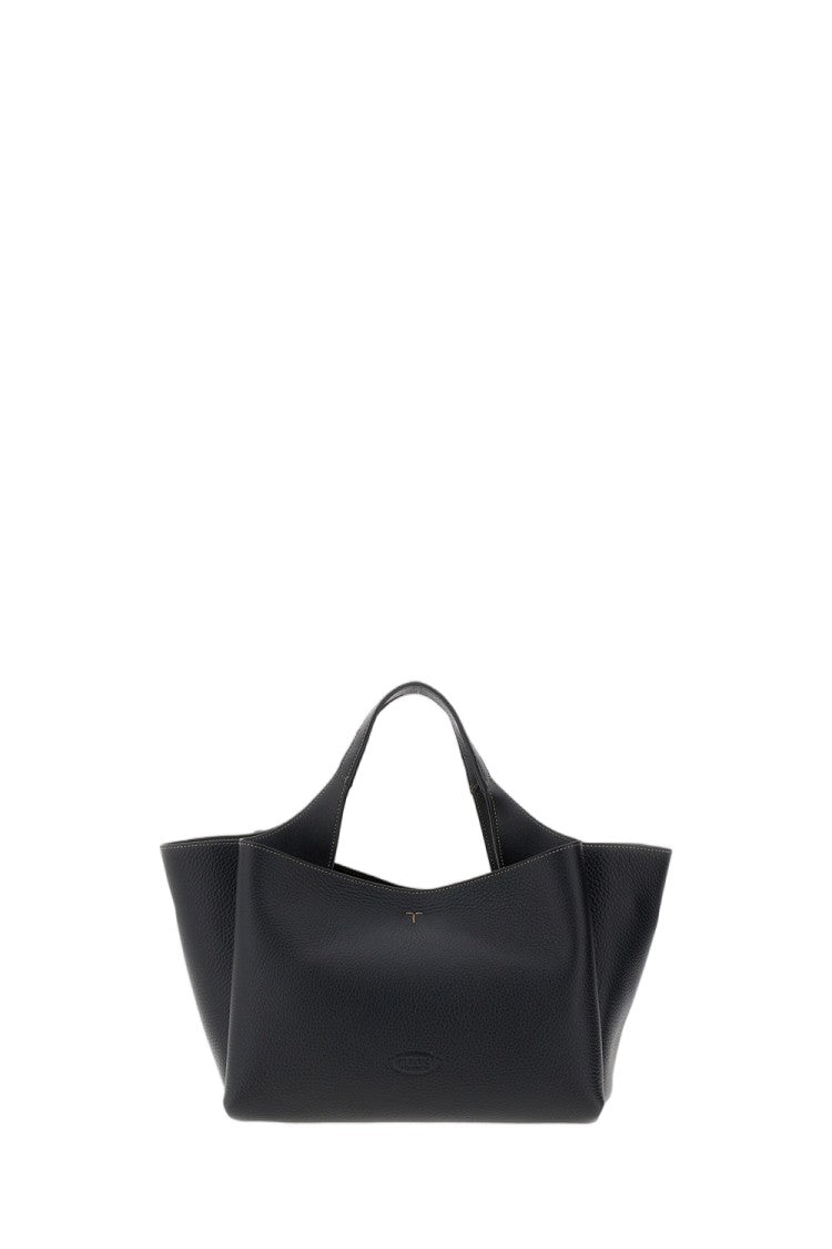 Tod's Black Apa Mini Leather Tote Bag