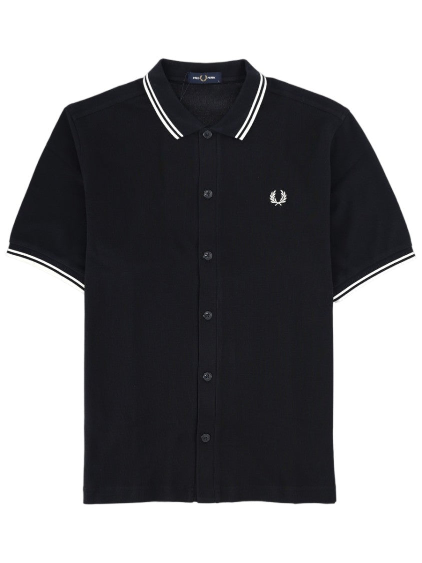 Fred Perry Short Sleeved Double Stripes Polo Shirt