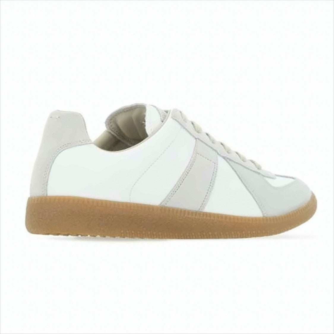 Maison Margiela Low-Top Sneakers With Suede Accents And Gum Sole