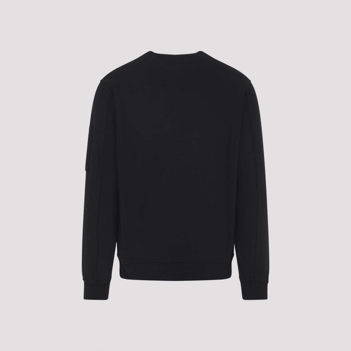 C.P. Company Light Fleece Black Cotton Sweatshirt