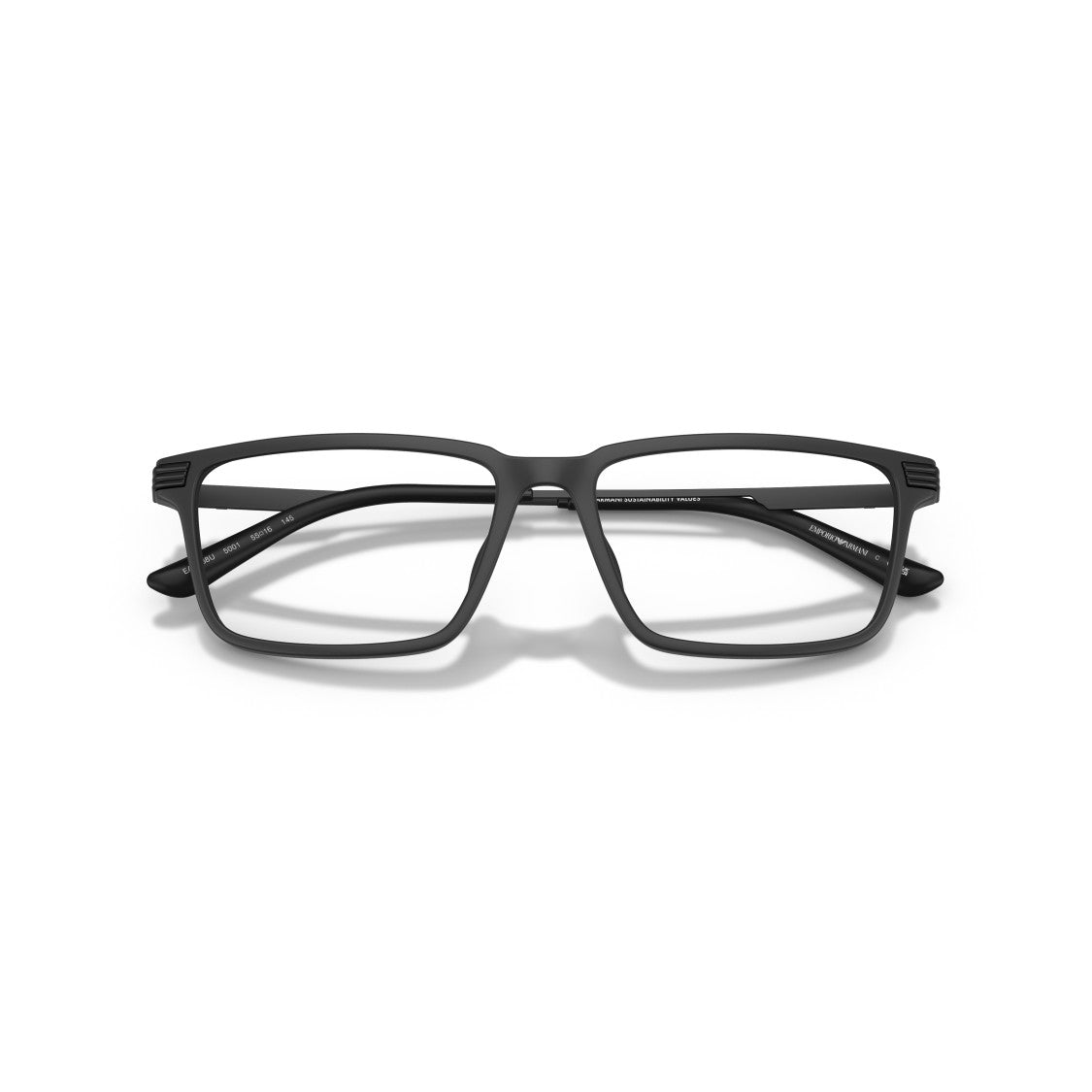 Emporio Armani 0Ea3268u Matte Rectangular Frame Eyeglasses With Subtle Detailing