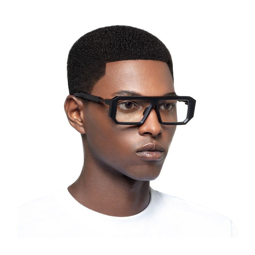 Vava Bl0030 Black Label Matte Crystal Blue Rectangular Sunglasses