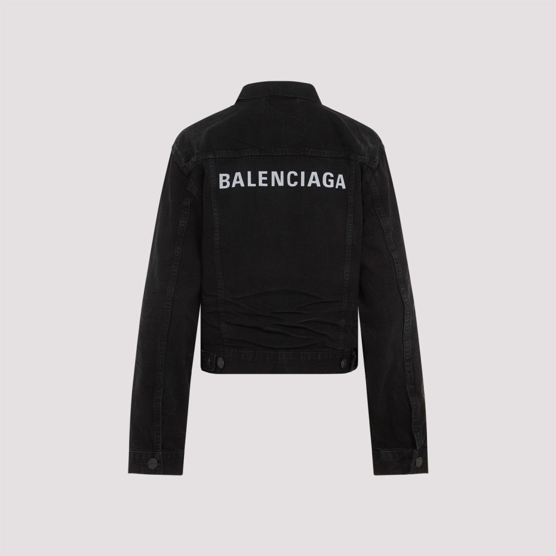 Balenciaga Lightweight Black Cotton Small Fit Jacket
