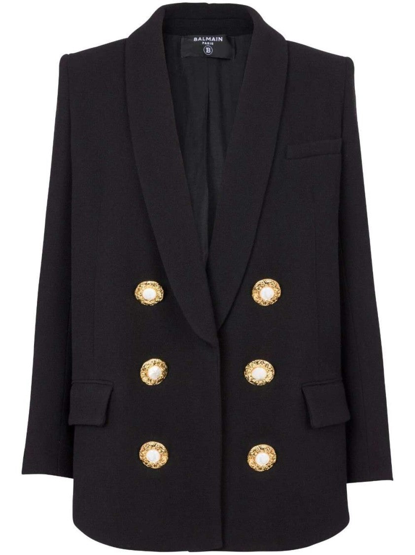 Balmain Button-Fastening Double-Breasted Jacket