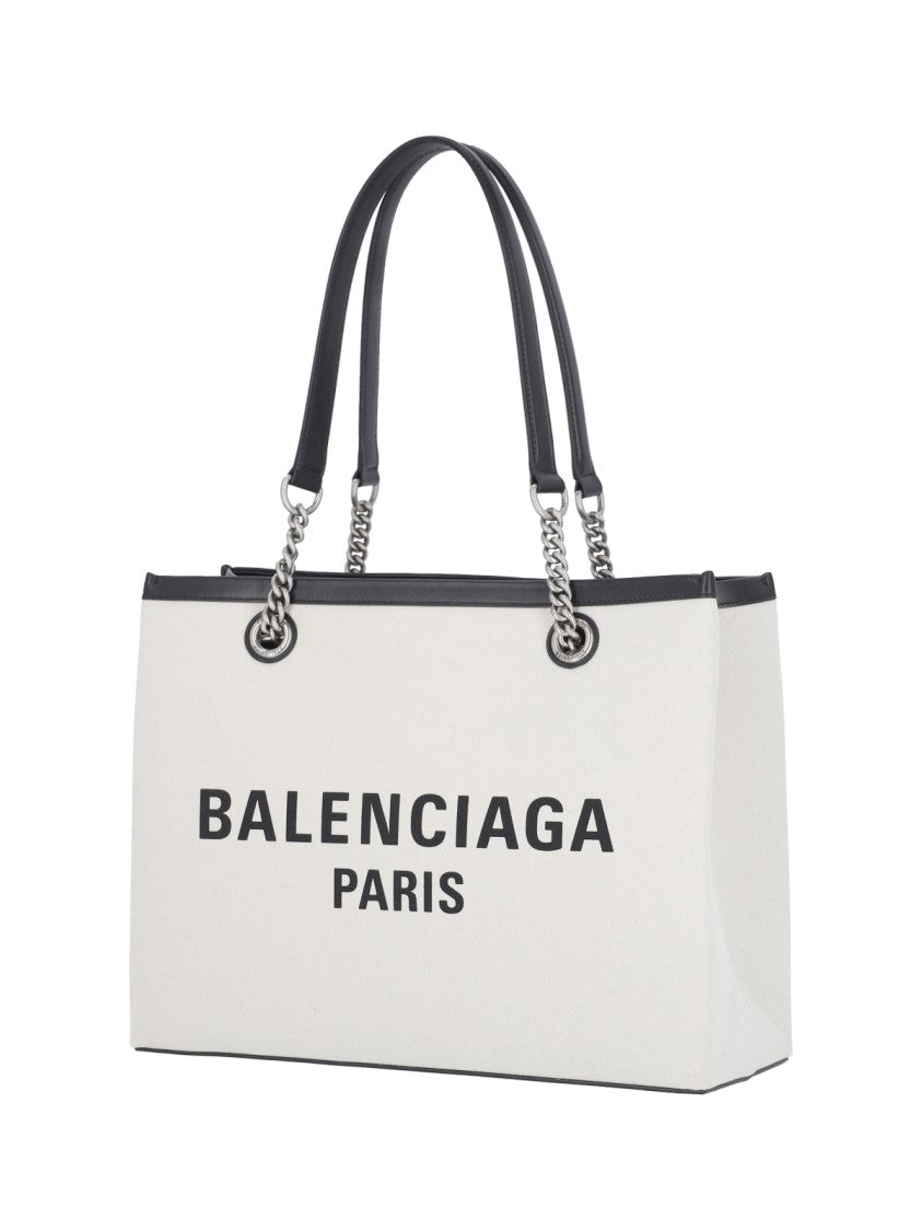 Balenciaga Medium 'Duty Free' Tote Bag – Grey