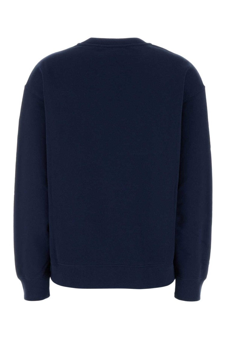 Jil Sander Navy Blue Cotton Sweatshirt