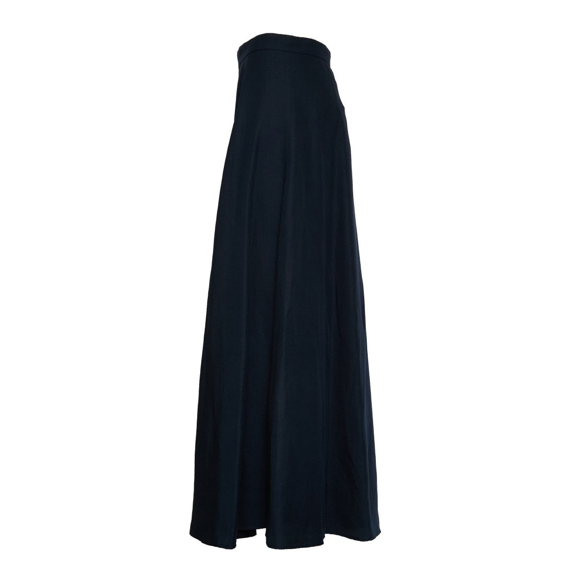 Woolrich Viscose Linen Pleated Maxi Skirt