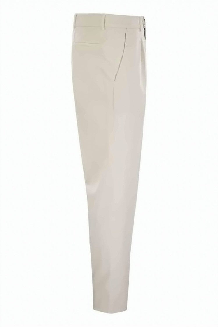 Brunello Cucinelli Tailored Straight Pants With Mid-Rise Waist And Smooth Finish