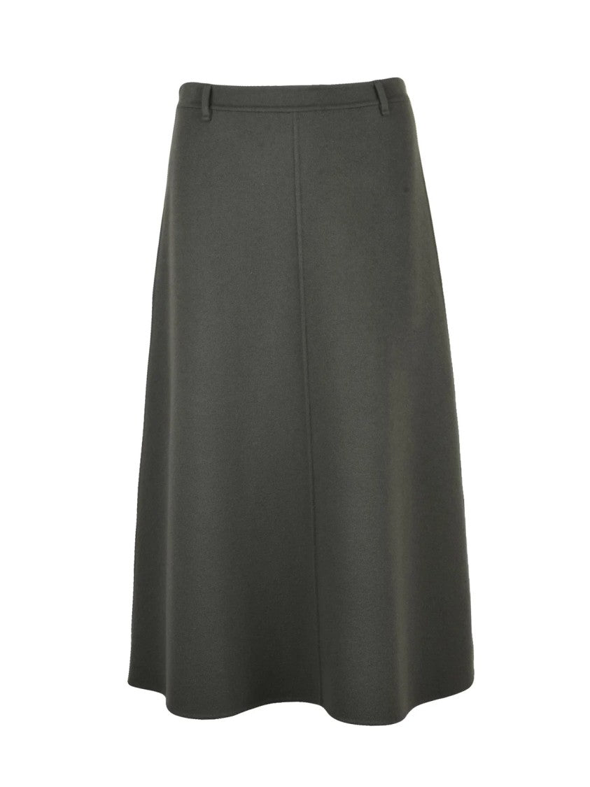 Max Mara A-Line Skirt With High Waist And Concealed Zip Closure