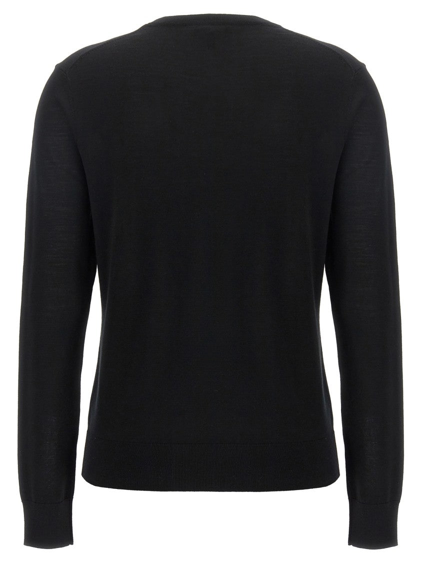 Theory Classic Black Wool Sweater