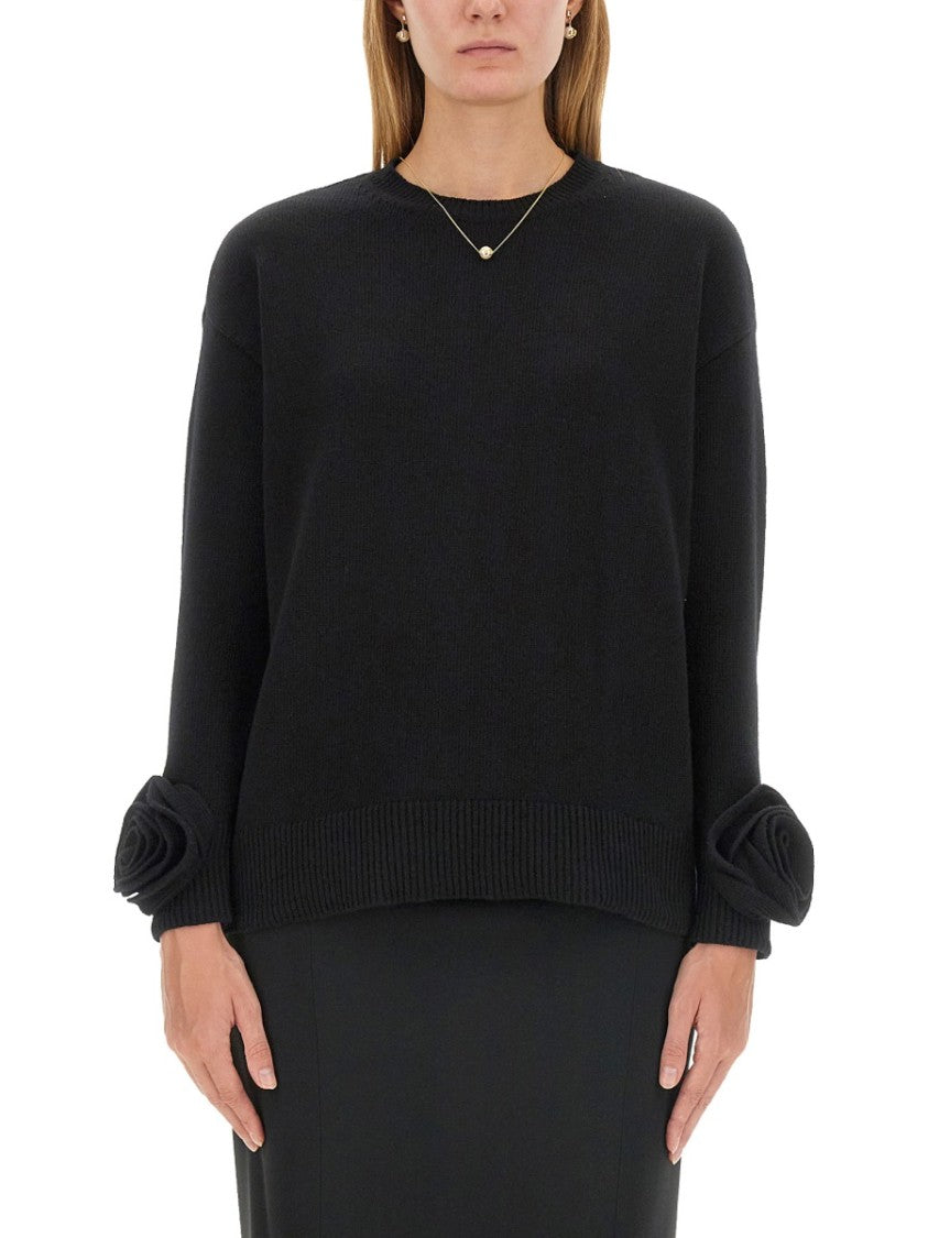 Valentino Regular Fit Wool Jersey Sweater