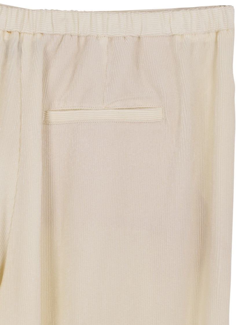 Forte Forte Fluid Velvet Low Waist Trousers