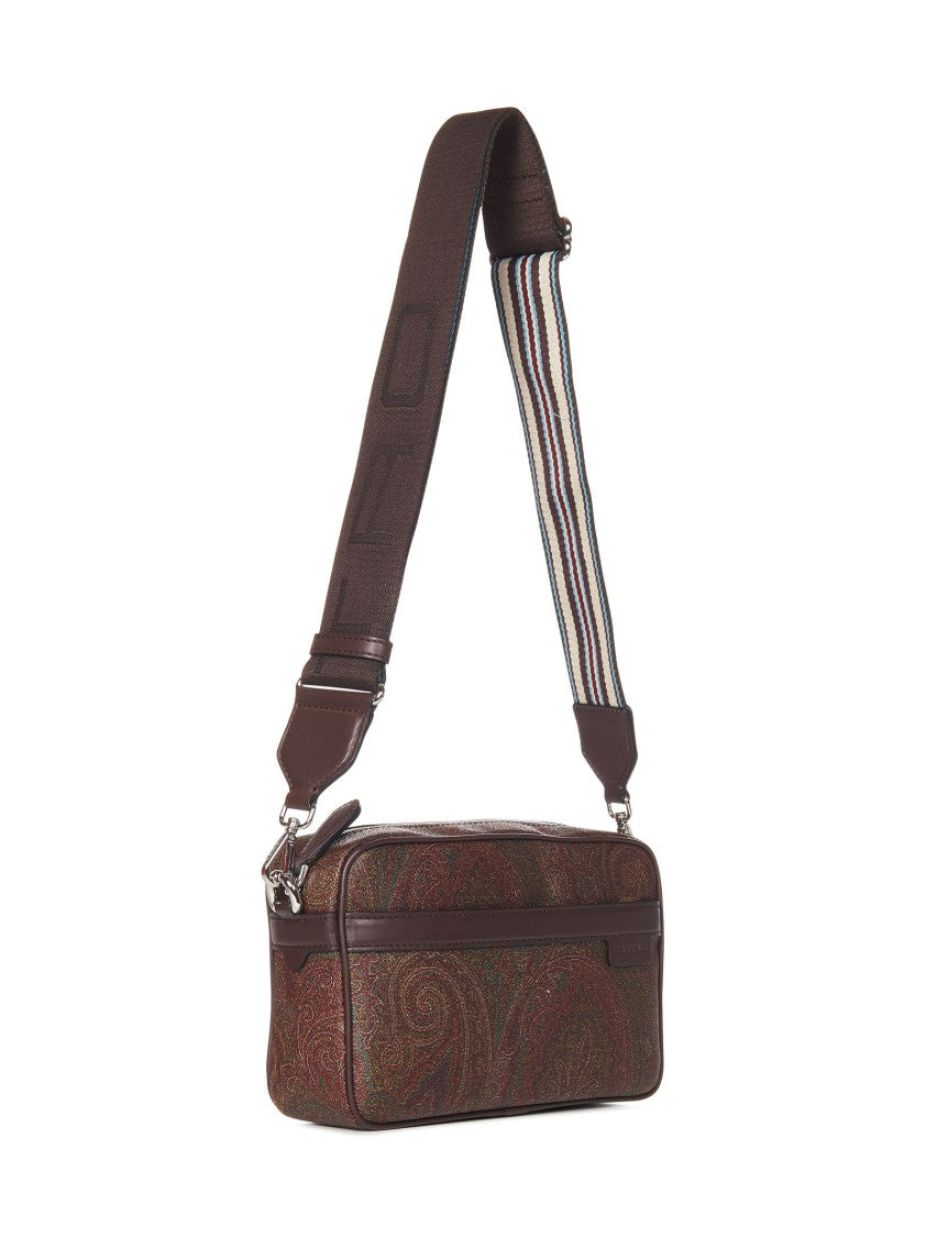 Etro Paisley Jacquard Fabric Shoulder Bag