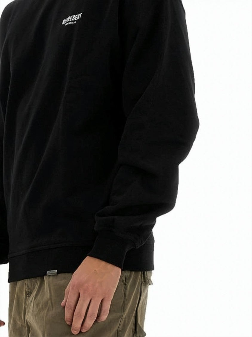 Represent Relaxed-Fit Long-Sleeve Sweatshirt With Ribbed Cuffs