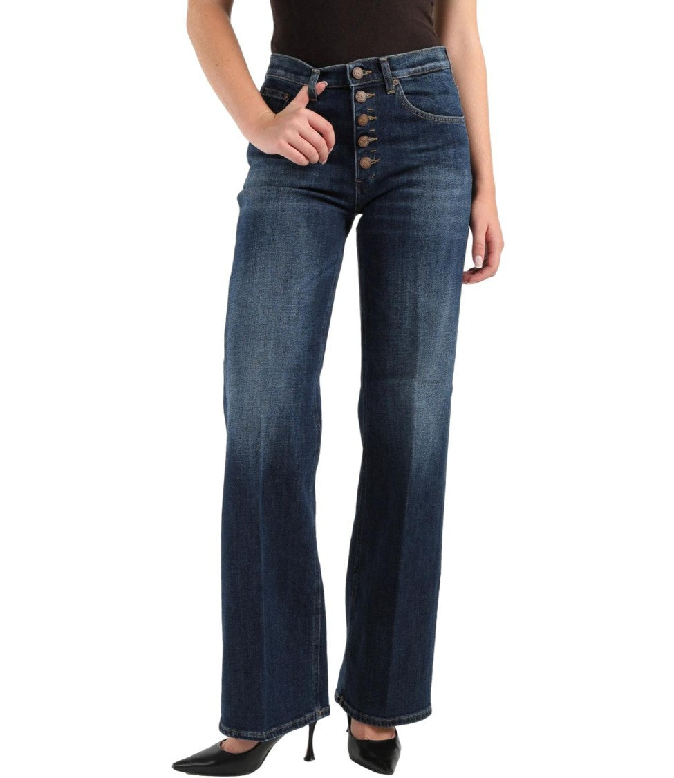 Dondup Straight-Leg Jeans With Traditional Five-Pocket Styling