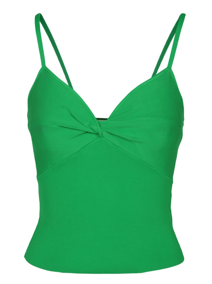 Alice + Olivia Rayon Green Top