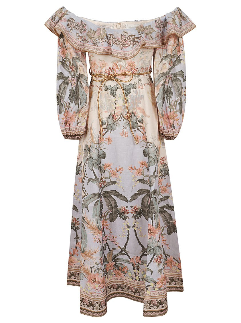 Zimmermann Off-The-Shoulder Maxi Dress