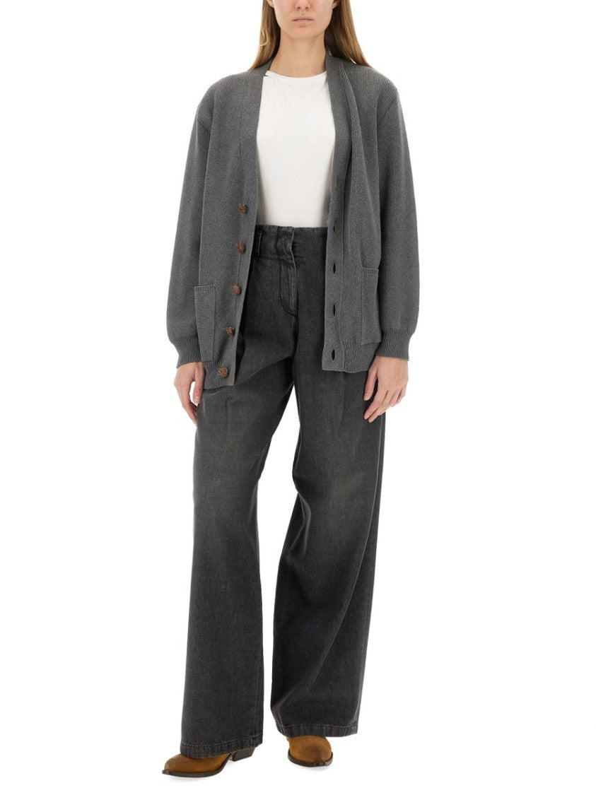 Golden Goose High-Waisted Wide-Leg Jeans