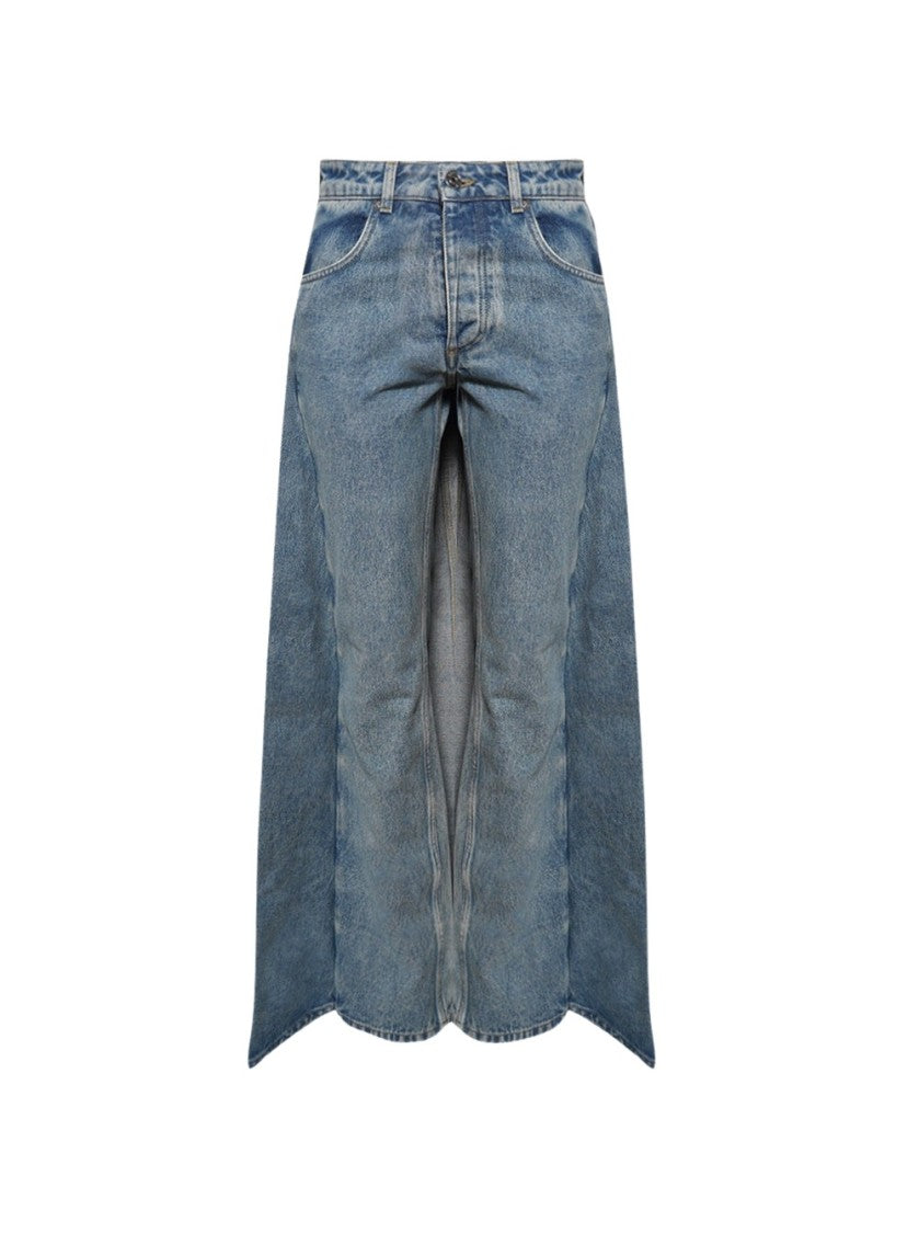 Jean Paul Gaultier Denim Fishtail Jean