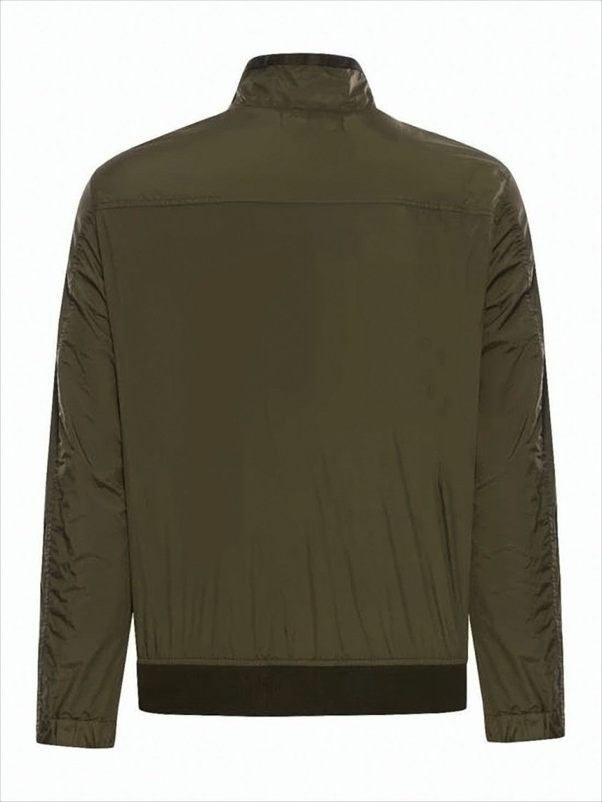 Stone Island Lightweight High-Collar Jacket With Buttoned Flap Pockets