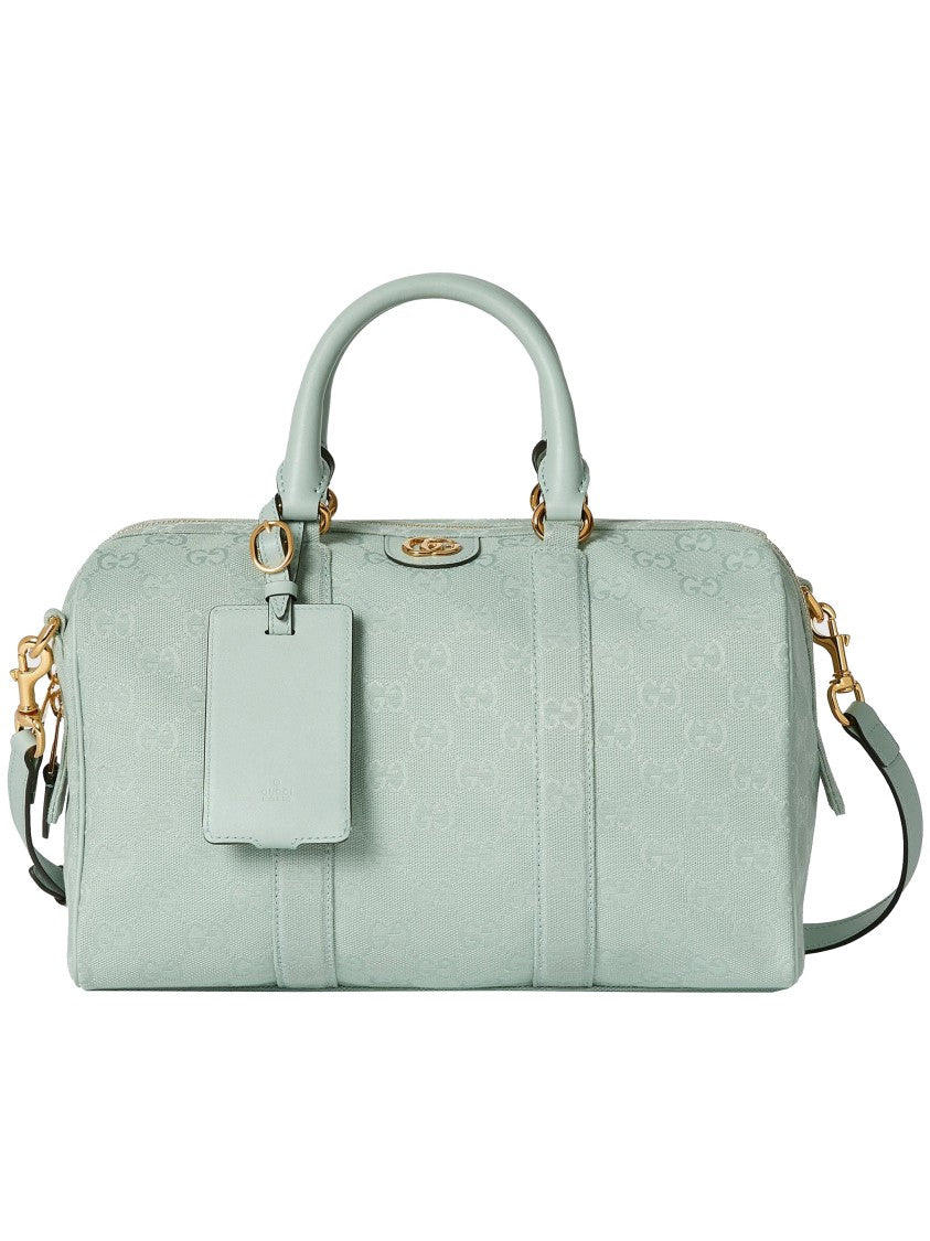 Gucci Mint Green Ophidia Structured Monogram Handbag