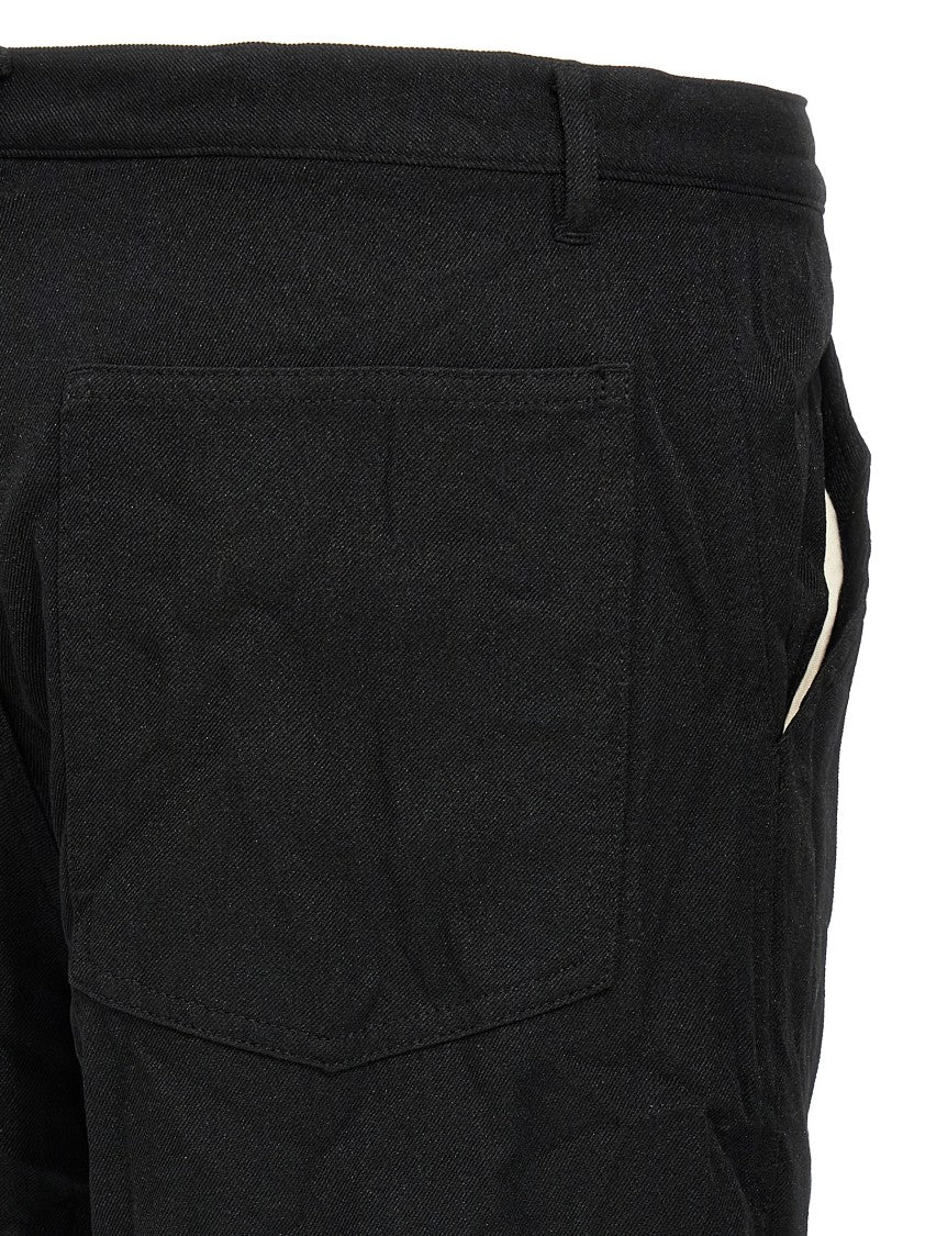 Comme Des Garçons Crumpled Texture Bermuda Shorts