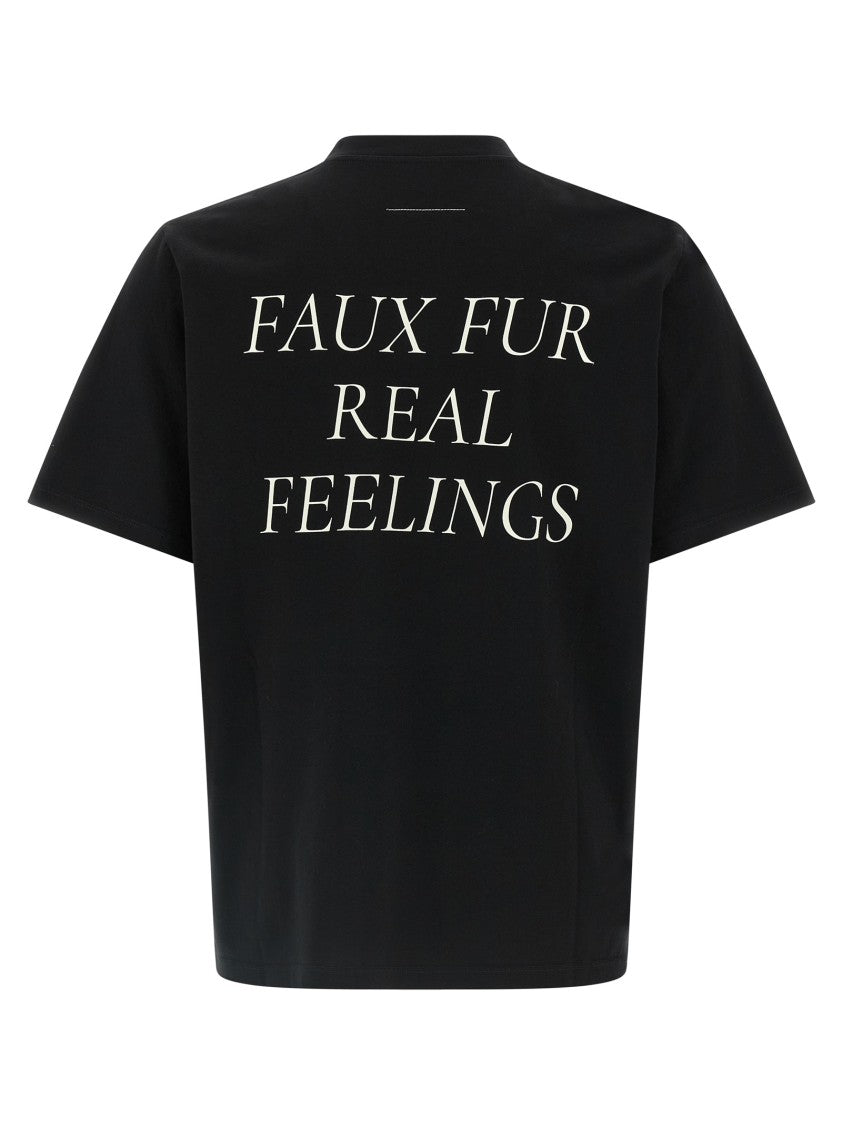 Mm6 By Maison Margiela Relaxed-Fit Cotton Jersey T-Shirt With Front