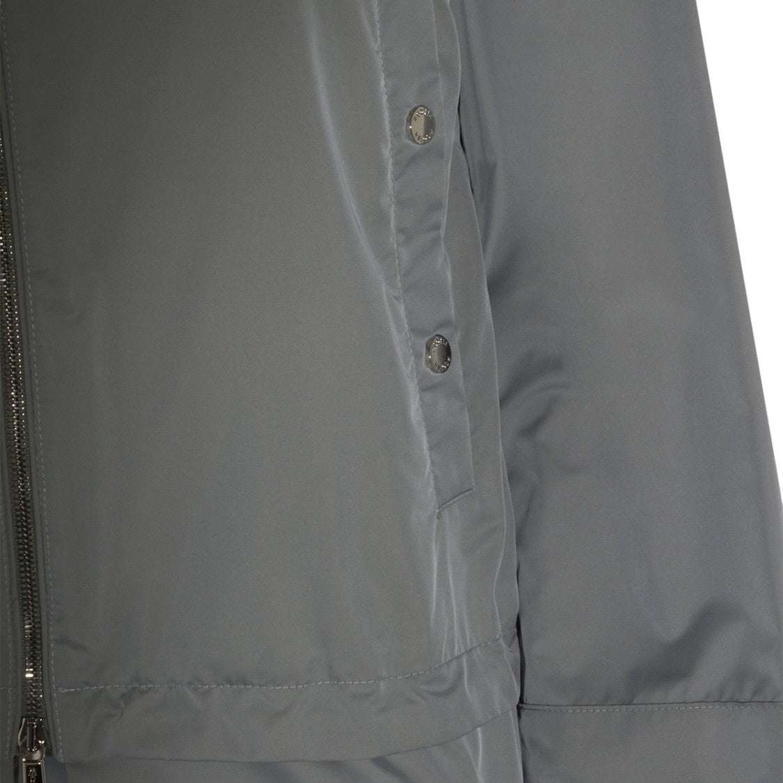 Moorer Grey Jacket With High Collar