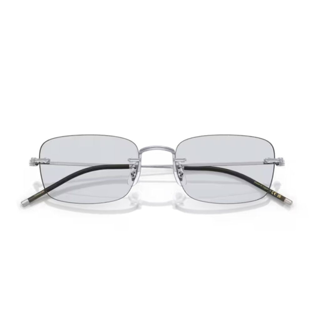 Oliver Peoples Ov1359t Tk-10 Rimless Rectangular Titanium Eyeglasses