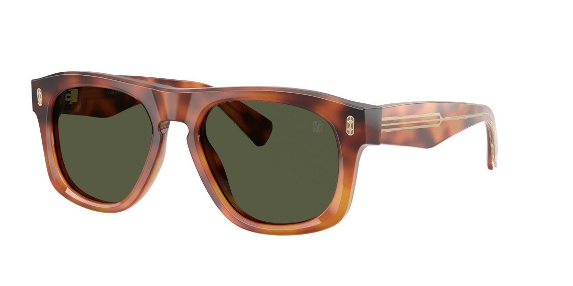 Brunello Cucinelli Tortoiseshell 0Bc4026s Acetate Oversized Square Sunglasses