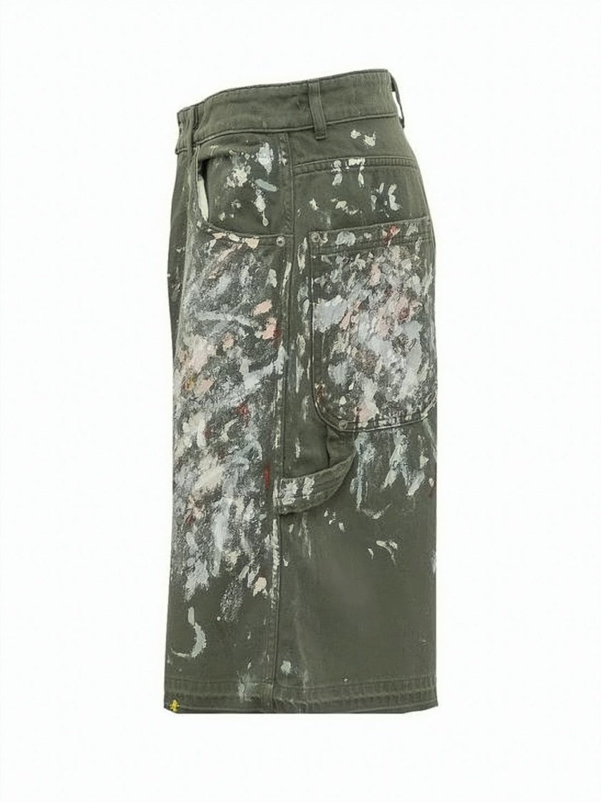 Gallery Dept. Painterly Splatter Design Utility Shorts