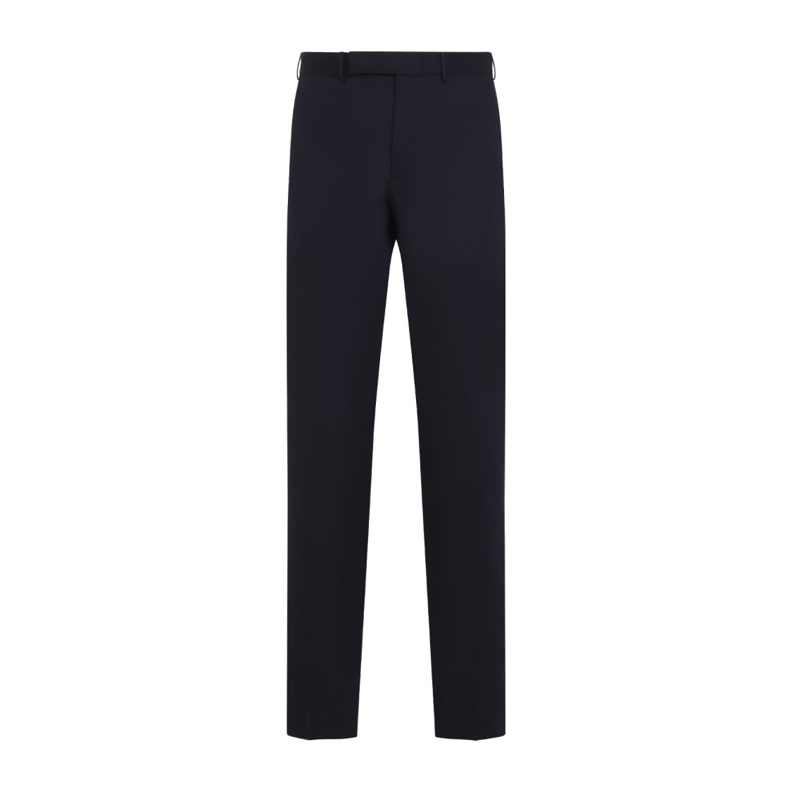 Zegna Straight-Leg Tailored Pants With Subtle Detailing