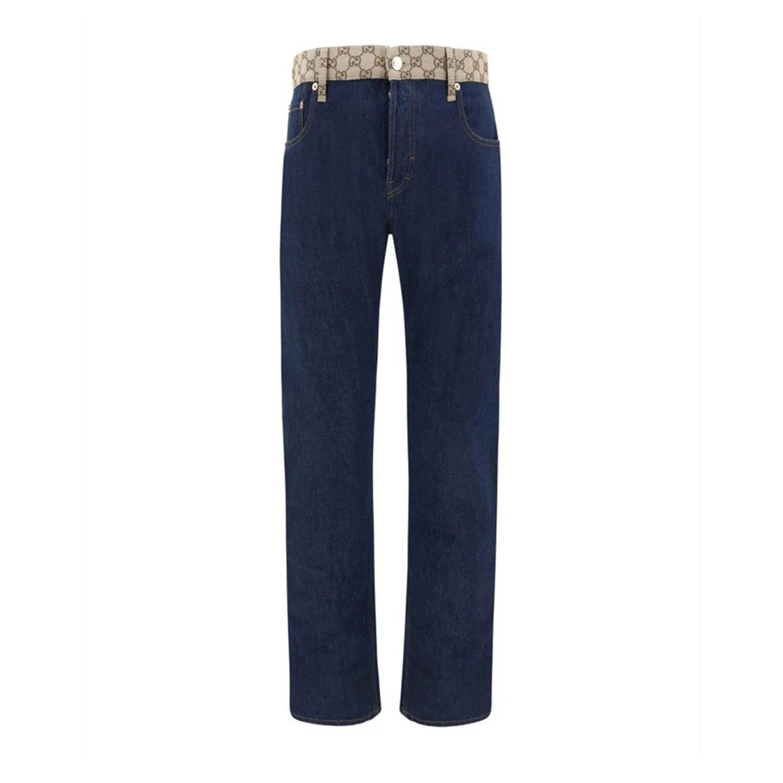 Gucci Tapered Pants With Distinctive Logo Waistband