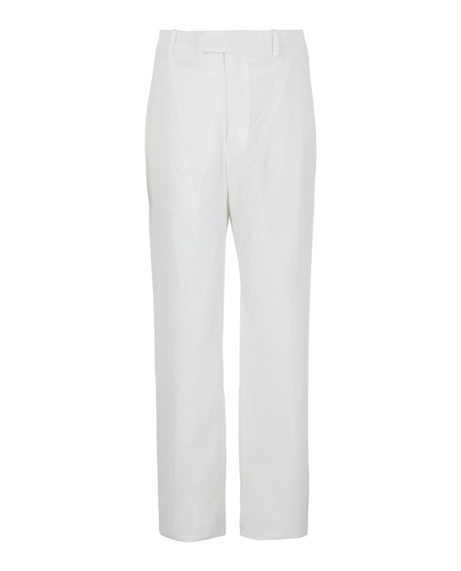 Ferragamo Silk Wide Leg Pants