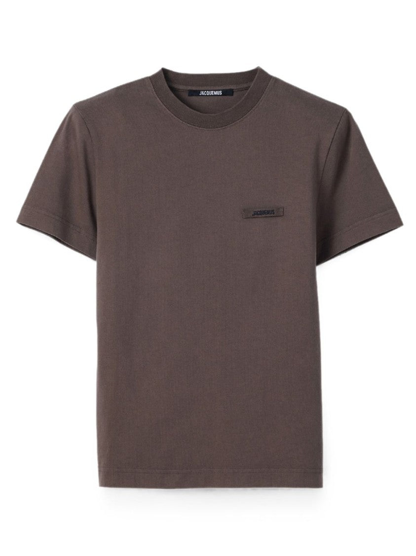 Jacquemus Cropped Crewneck Cotton T-Shirt