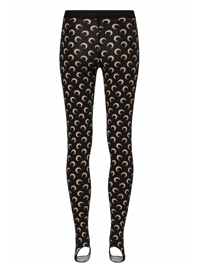 Marine Serre Crescent Moon Repeating Stirrup Leggings