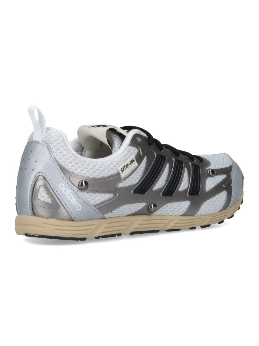 Adidas "Adizero Pr" Sneakers, In White Mesh