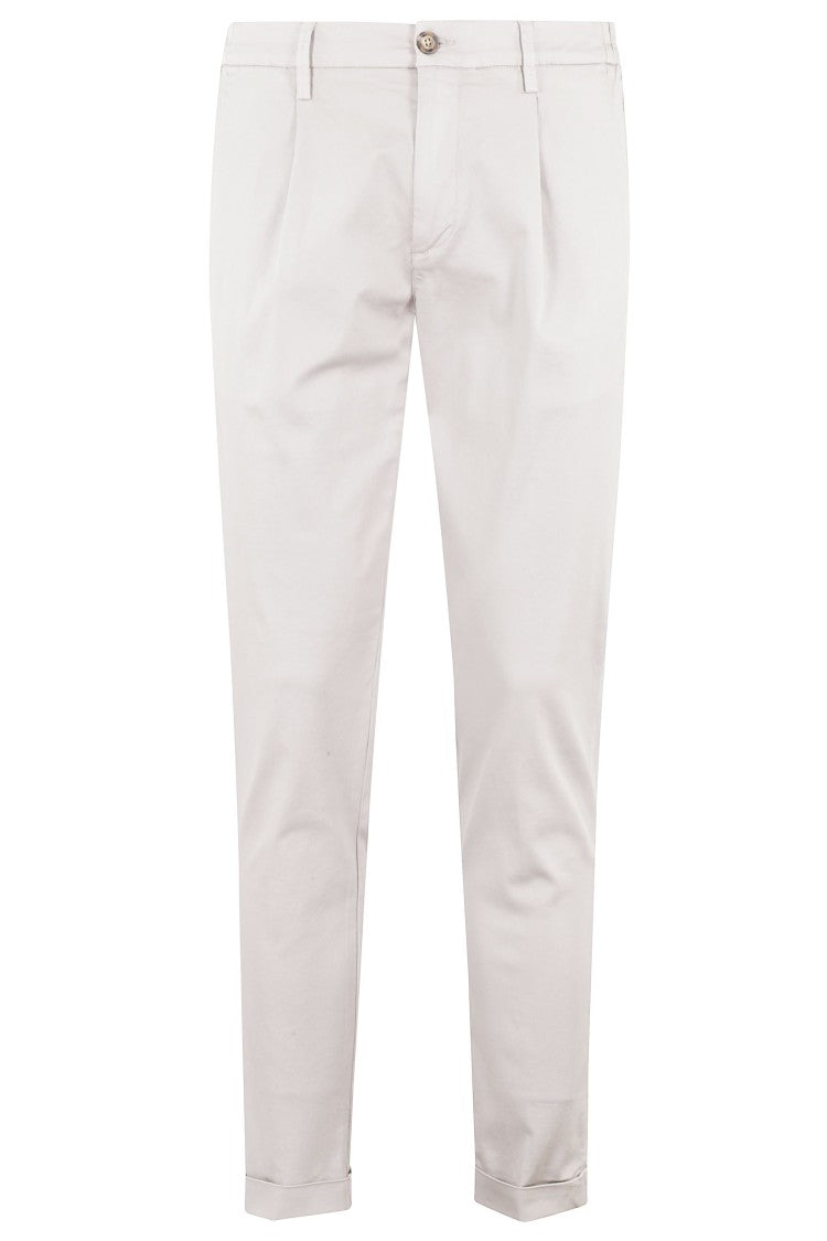Re-Hash Tailored Beige Trousers With Functional Pockets