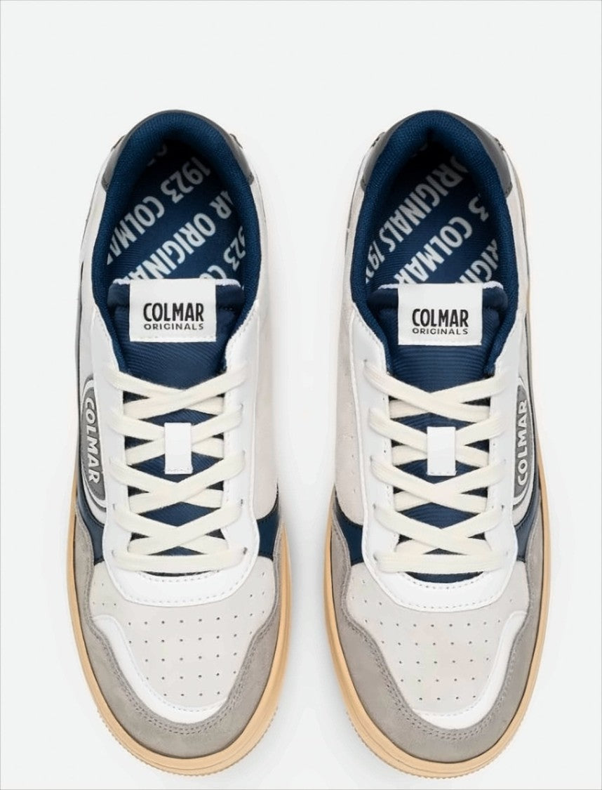 Colmar Originals Low-Top Suede Sneakers With Micro-Perforated Design
