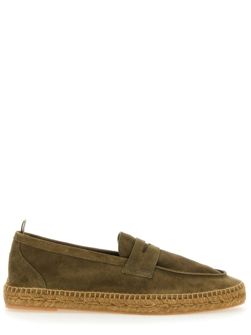 Castaner Brown Nacho Suede Jute Loafers